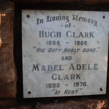 CLARK Hugh 1888-1960 &amp; Mabel Adele 1890-1976