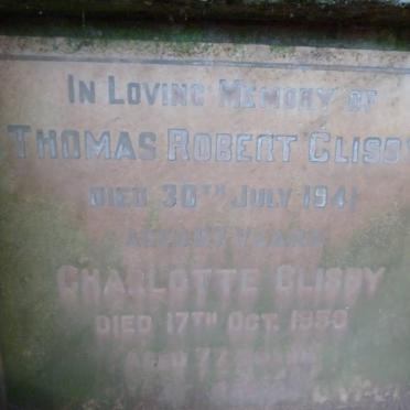 CLISBY Thomas Robert -1941 &amp; Charlotte -1958