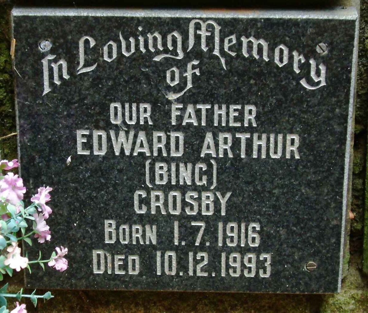 CROSBY Edward Arthur 1916-1993