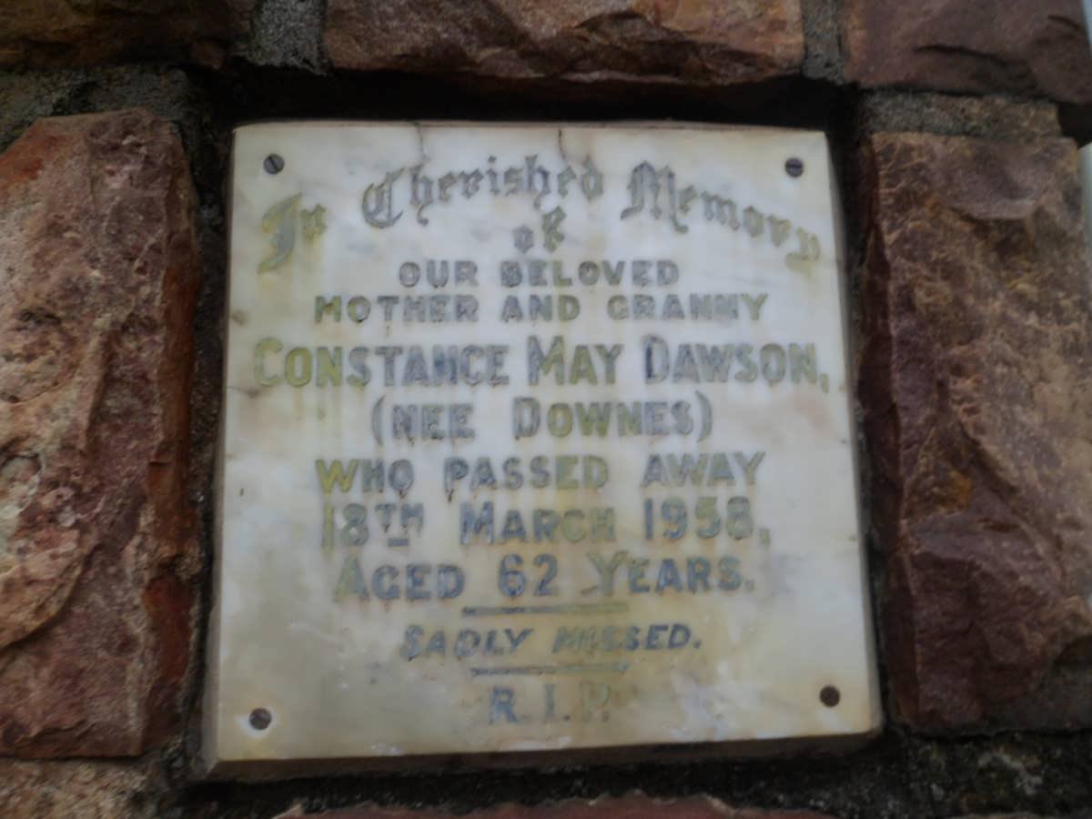 DAWSON Constance May nee DOWNES -1958