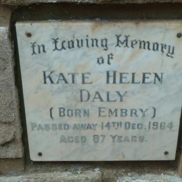 DALY Kate Helen nee EMBRY -1964