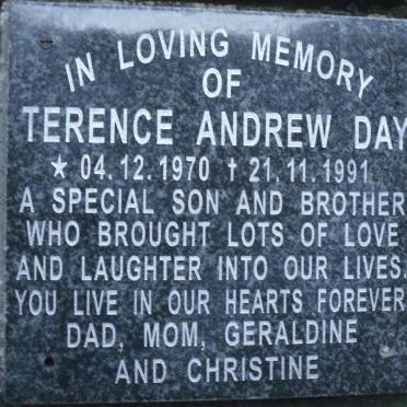 DAY Terence Andrew 1970-1991