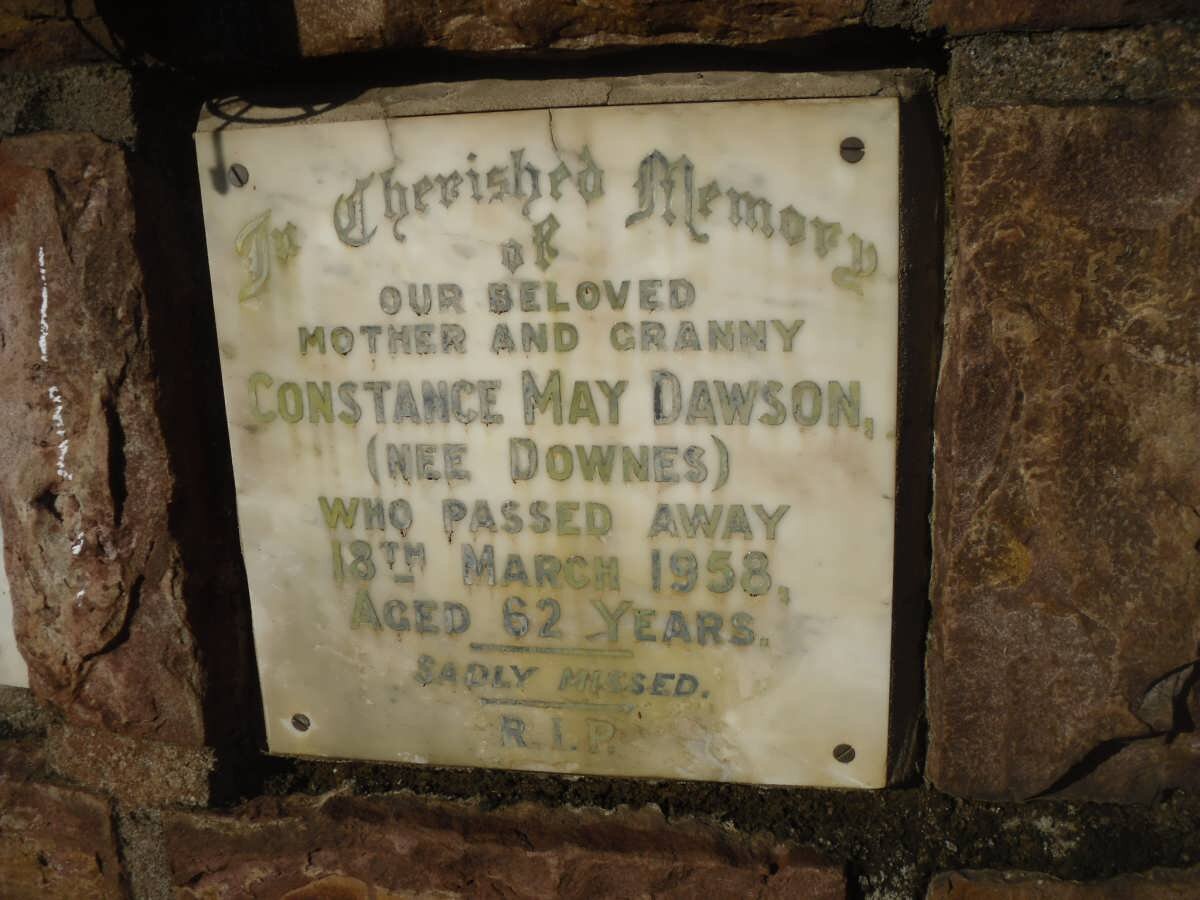 DAWSON Constance May nee DOWNES -1958