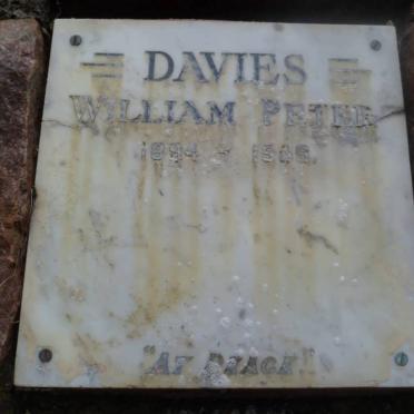 DAVIES William Peter 1894-1959