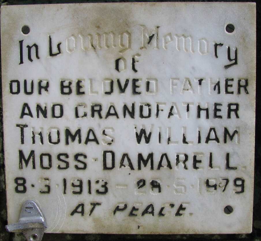 DAMARELL Thomas William, Moss 1913-1979