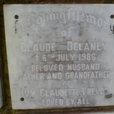 DELANEY Claude -1986