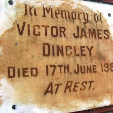 DINGLEY Victor James -1981
