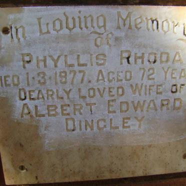 DINGLEY Phyllis Rhoda -1977