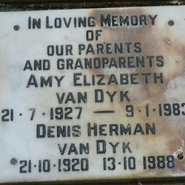 DYK Denis Herman, van 1920-1988 &amp; Amy Elizabeth 1927-1983