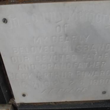 EDWARDS Jack Arthur 1912-1980