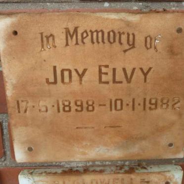 ELVY Joy 1898-1982