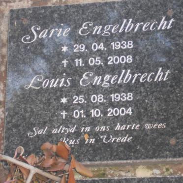 ENGELBRECHT Louis 1938-2004 &amp; Sarie 1938-2008