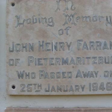 FARRANT John Henry -1946