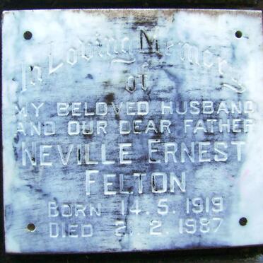 FELTON Neville Ernest 1919-1987