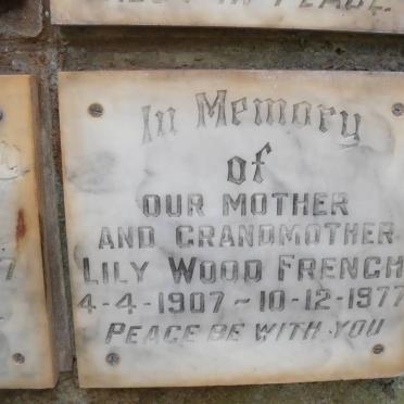 FRENCH Lily Wood 1907-1977