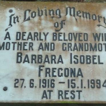FREGONA Barbara Isobel 1916-1994