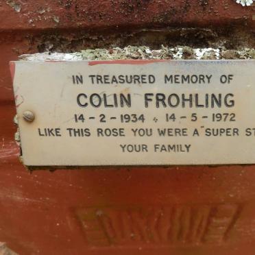 FROHLING Colin 1934-1972