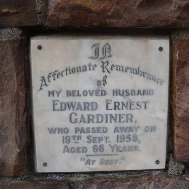 GARDINER Edward Ernest -1958