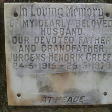 GREEFF Jurgens Hendrik 1915-1978