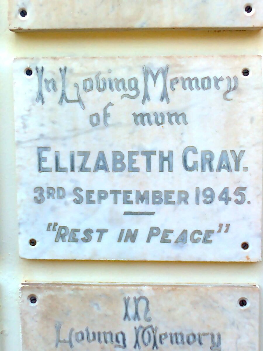 GRAY Elizabeth -1945