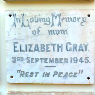 GRAY Elizabeth -1945