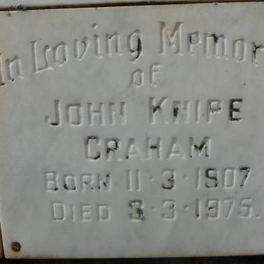 GRAHAM John Knipe 1907-1975
