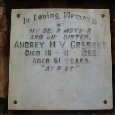 GRESSEY Audrey M.V. -1962