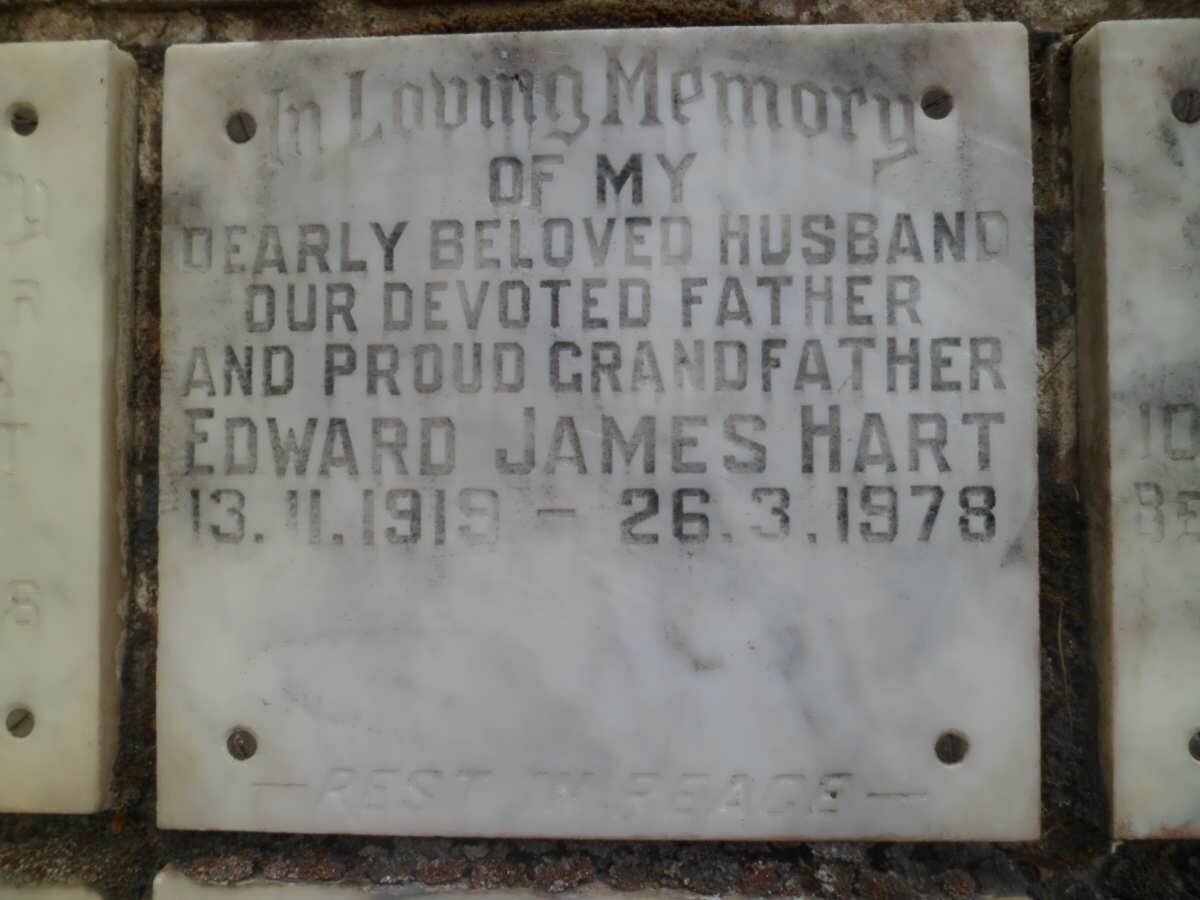HART Edward James 1919-1978