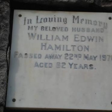 HAMILTON William Edwin -1970