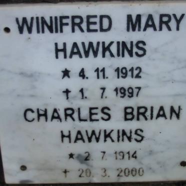 HAWKINS Charles Brian 1914-2000 &amp; Winifred Mary 1912-1997