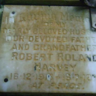 HARVEY Robert Roland 191?-1979