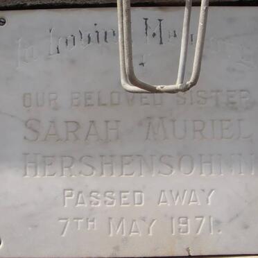 HERSHENSOHNN Sarah Muriel -1971