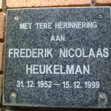 HEUKELMAN Frederik Nicolaas 1952-1999