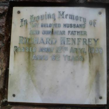 HENFREY Richard -1956