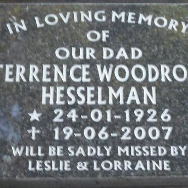 HESSELMAN Terrence Woodrow 1926-2007