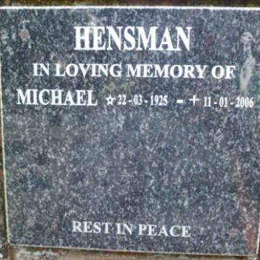 HENSMAN Michael 1925-2006