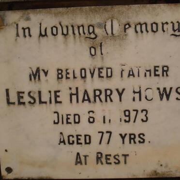 HOWSE Leslie Harry -1973