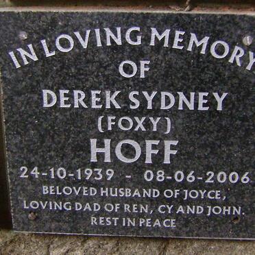HOFF Derek Sydney 1939-2006