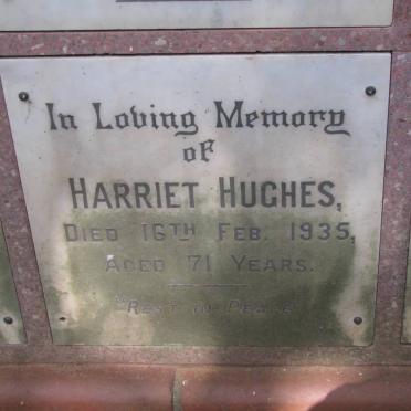 HUGHES Harriet -1935