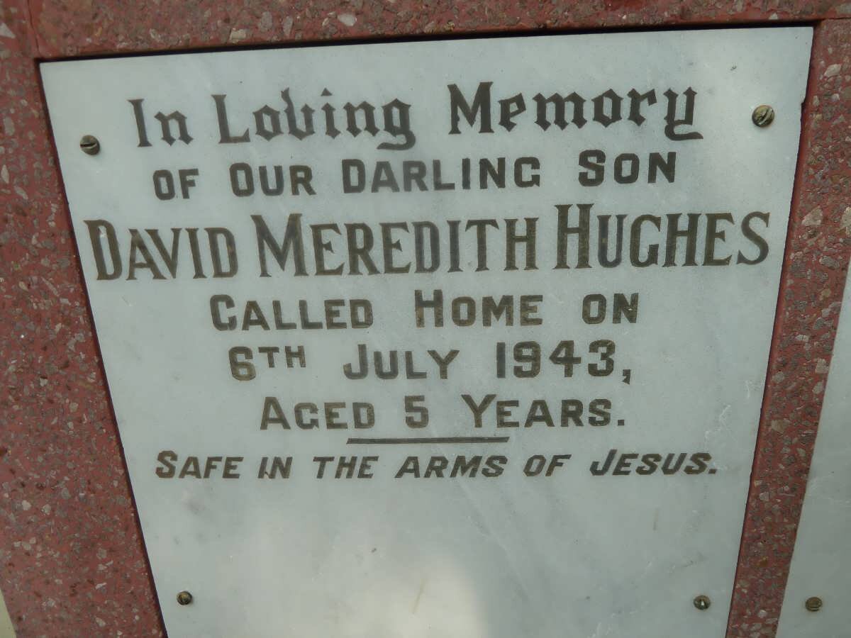 HUGHES David Meredith -1943