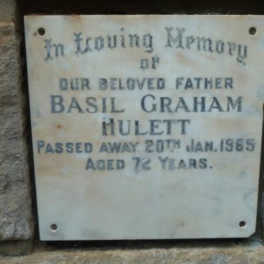 HULETT Basil Graham -1965