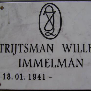 IMMELMAN Trijtsman Willem 1941-