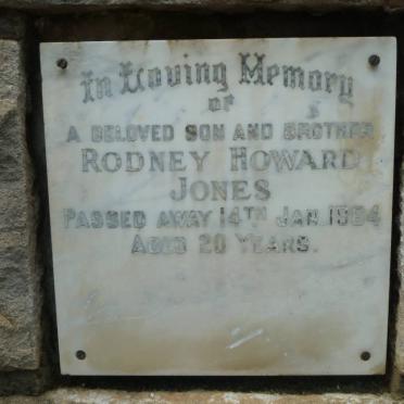 JONES Rodney Howard -1964