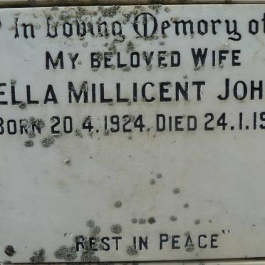 JOHNS Ella Millicent 1924-1975