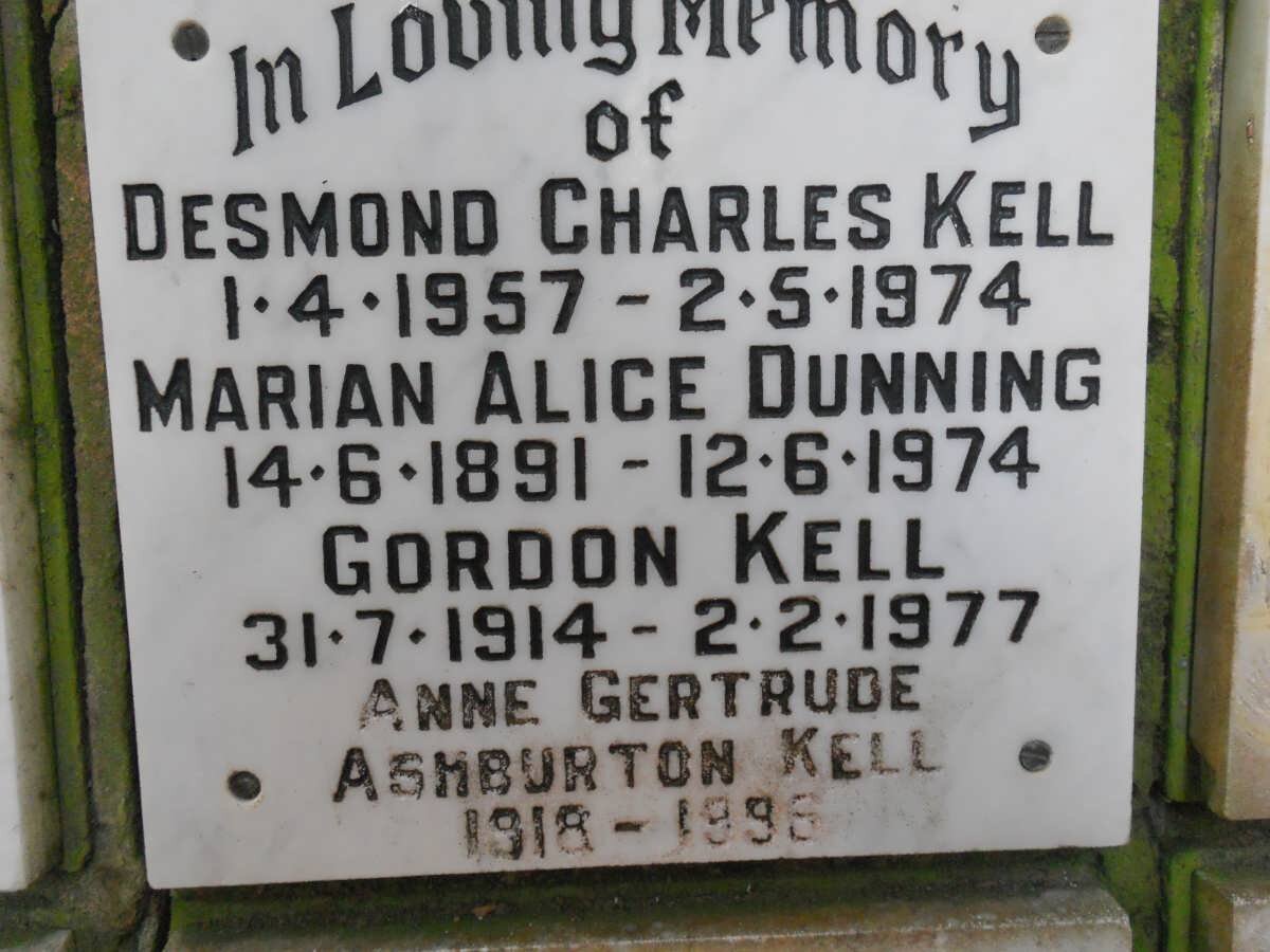 KELL Gordon 1914-1977