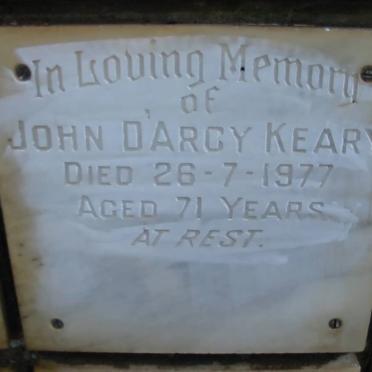 KEARY John D'Arcy -1977