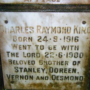 KING Charles Raymond 1916-1980