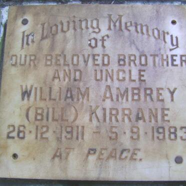 KIRRANE William Ambrey 1911-1983