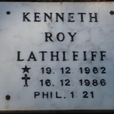 LATHLEIFF Kenneth Roy 1962-1986
