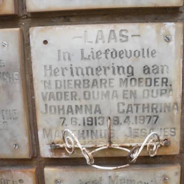 LAAS Marthinus Jesajes &amp; Johanna Cathrina 1913-1977